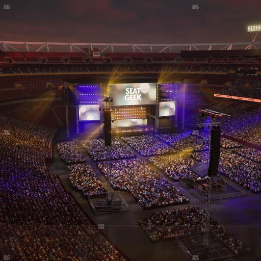 Northwest Stadium - Section 445 Seat View