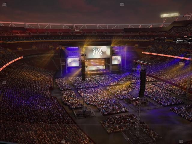 Northwest Stadium - Section 445 Seat View