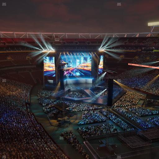 Northwest Stadium - Section 445 Seat View