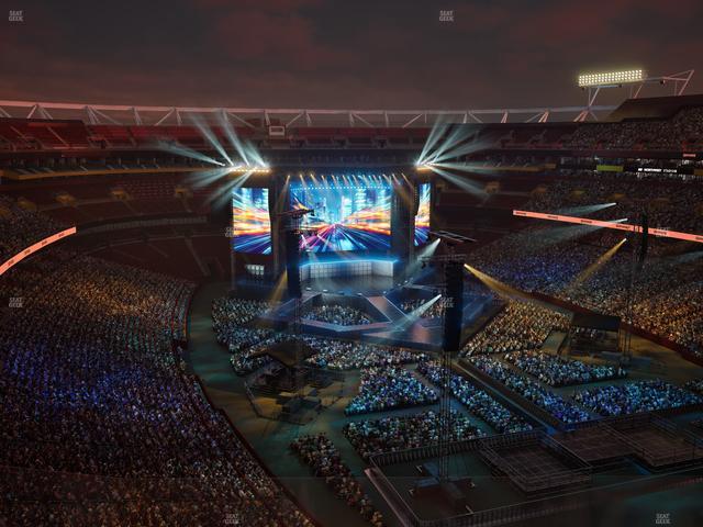 Northwest Stadium - Section 445 Seat View