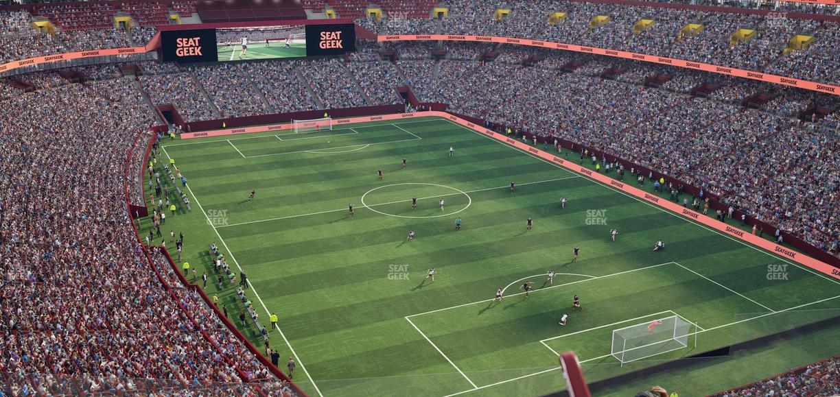 Northwest Stadium - Section 445 Seat View