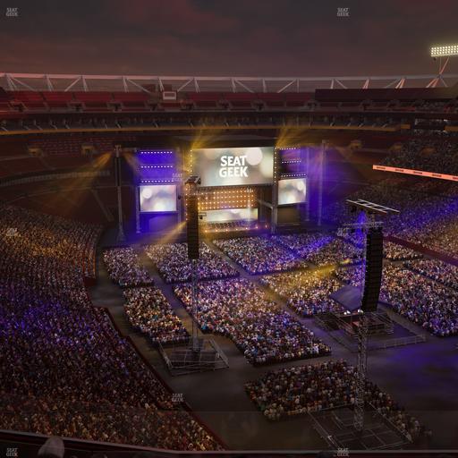 Northwest Stadium - Section 445 Seat View