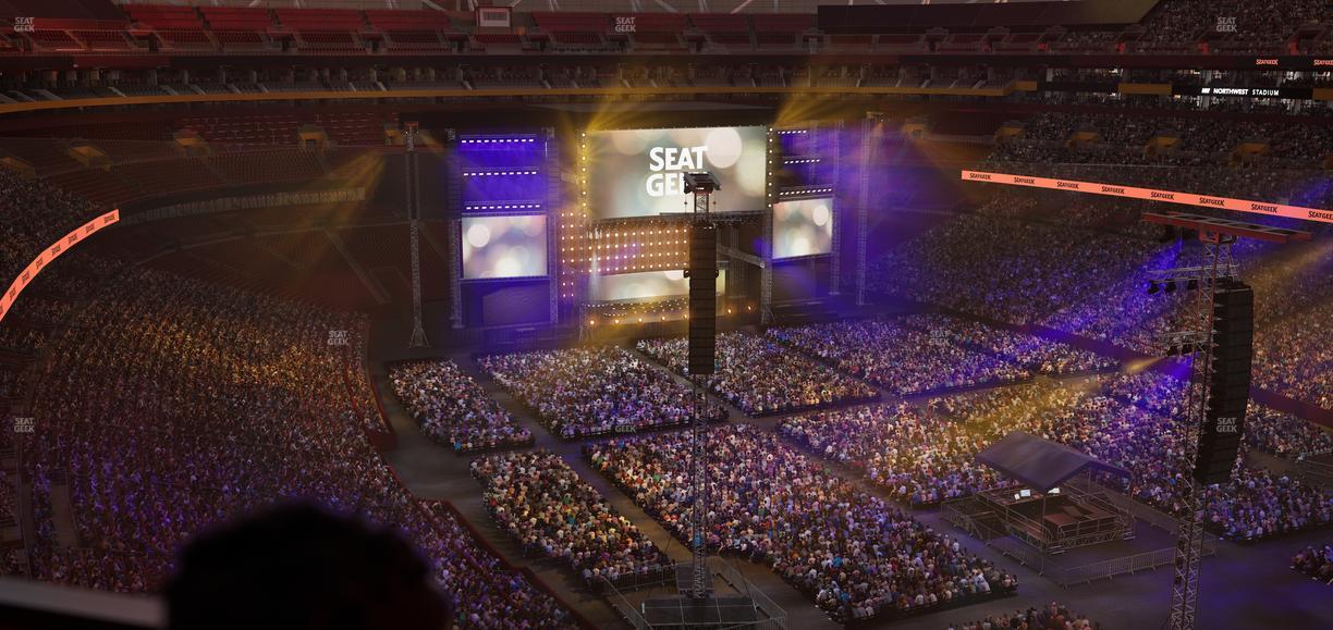 Northwest Stadium - Section 446 Seat View