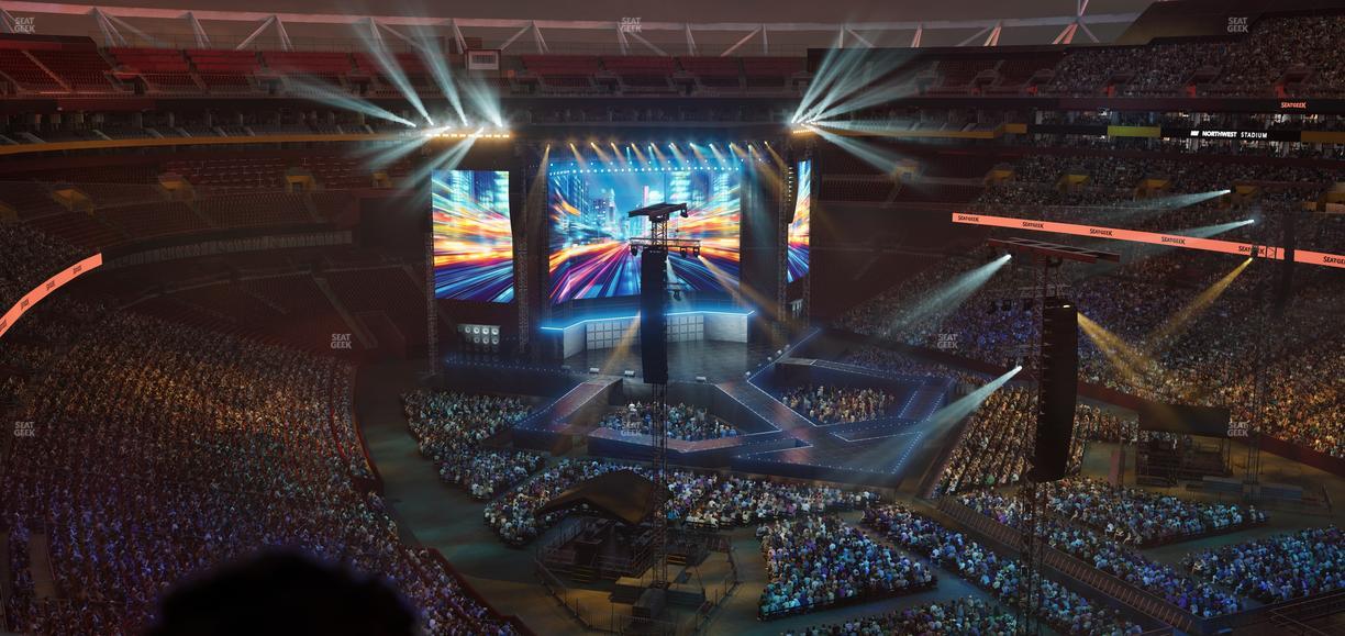 Northwest Stadium - Section 446 Seat View