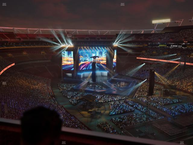 Northwest Stadium - Section 446 Seat View