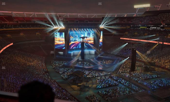 Northwest Stadium - Section 446 Seat View