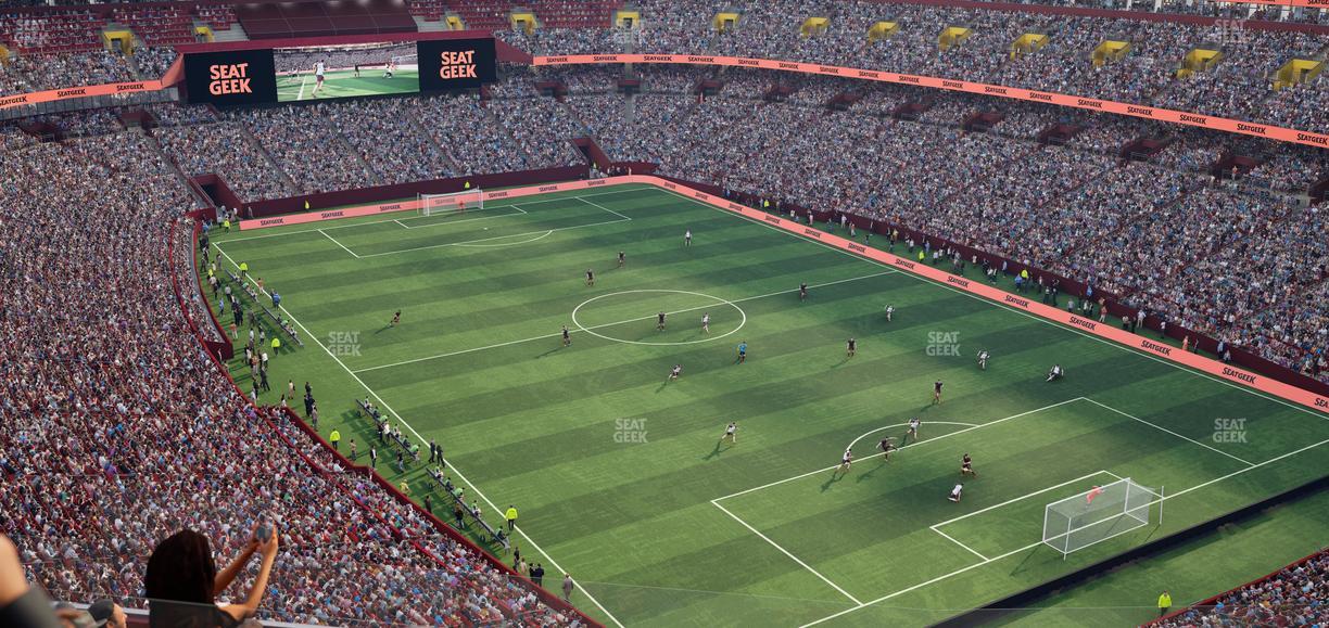 Northwest Stadium - Section 446 Seat View