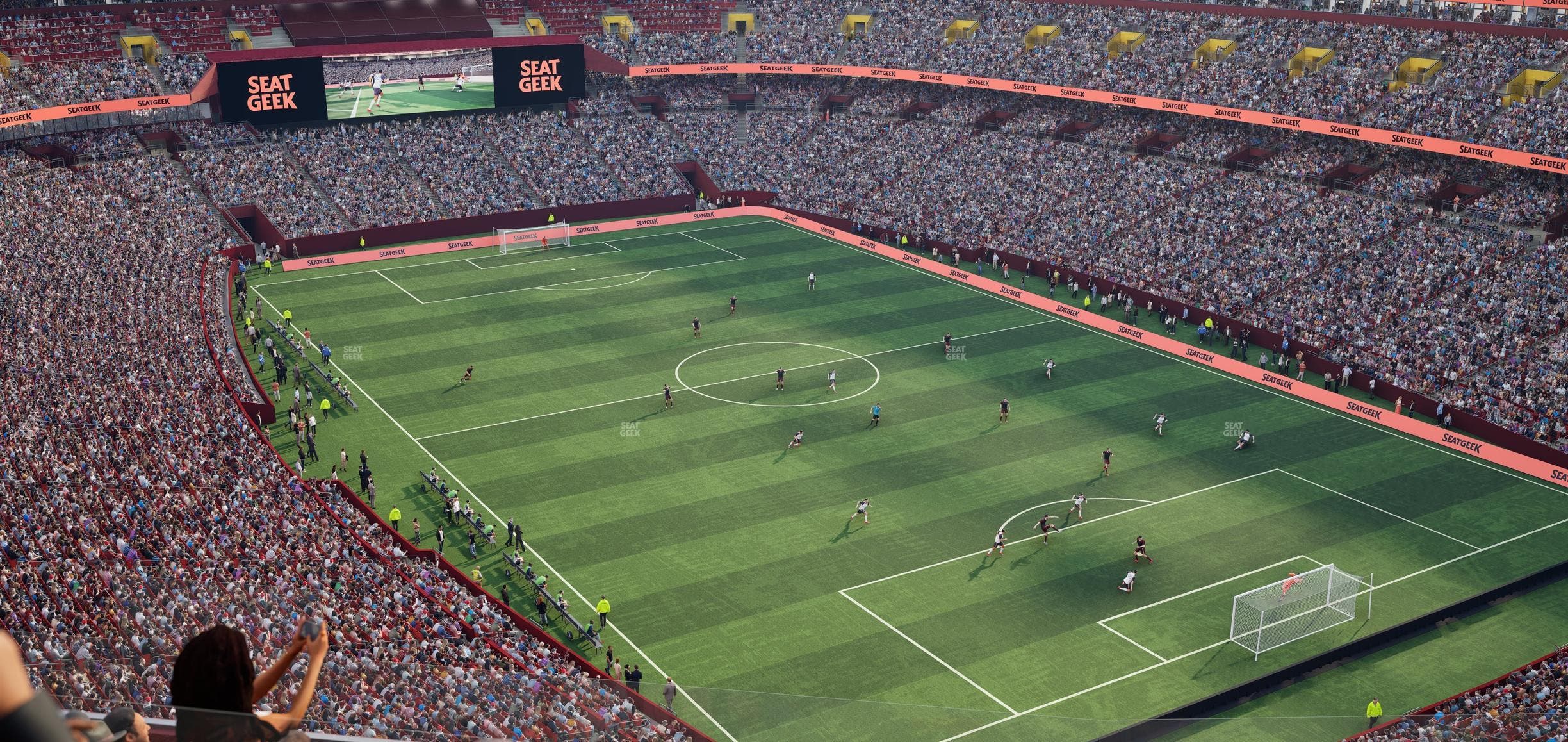 Northwest Stadium - Section 446 Seat View