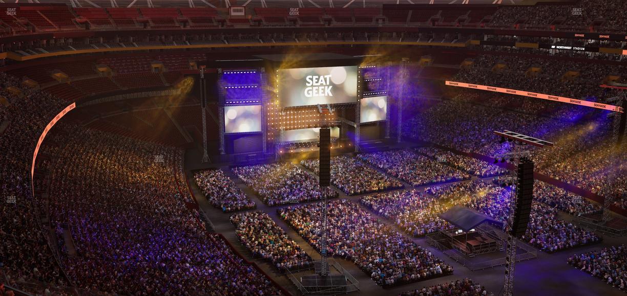 Northwest Stadium - Section 446 Seat View