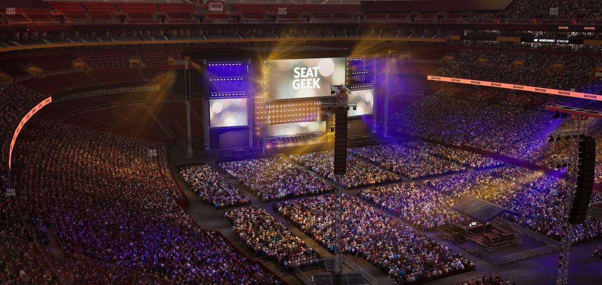 Northwest Stadium - Section 447 Seat View