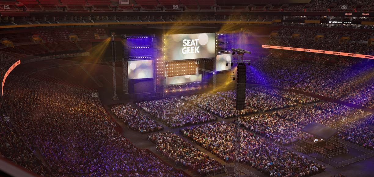 Northwest Stadium - Section 448 Seat View