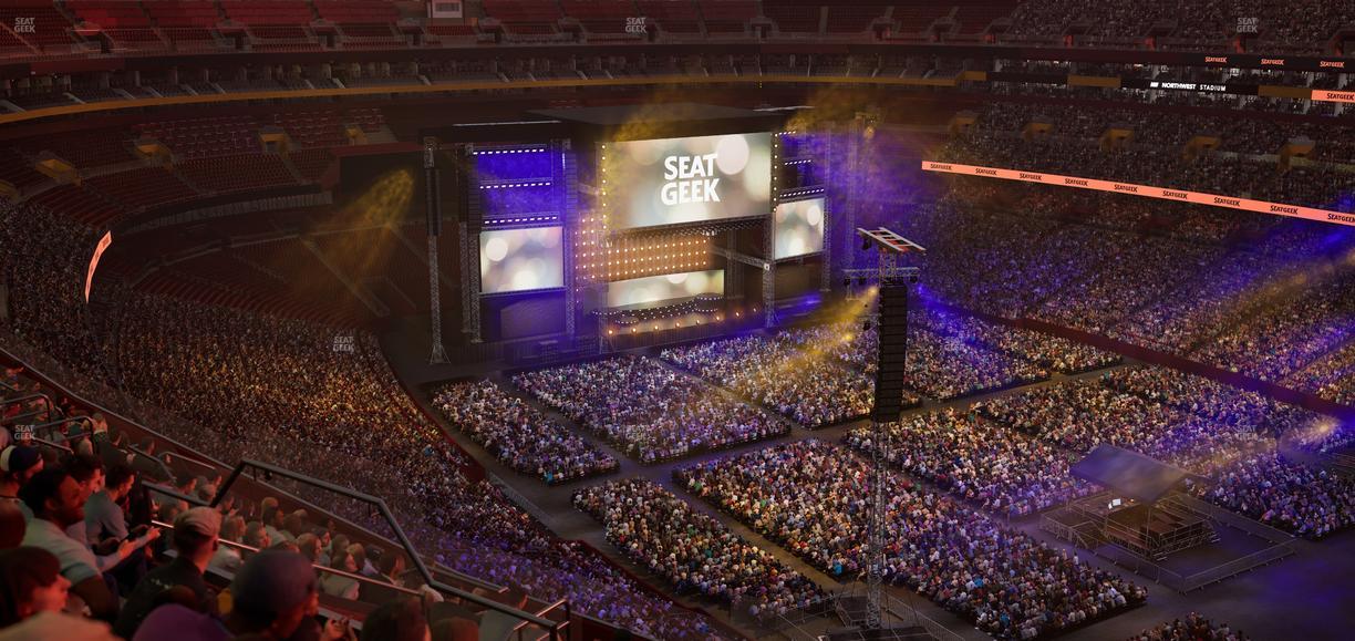 Northwest Stadium - Section 448 Seat View