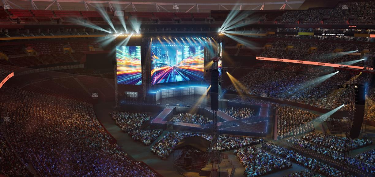 Northwest Stadium - Section 448 Seat View