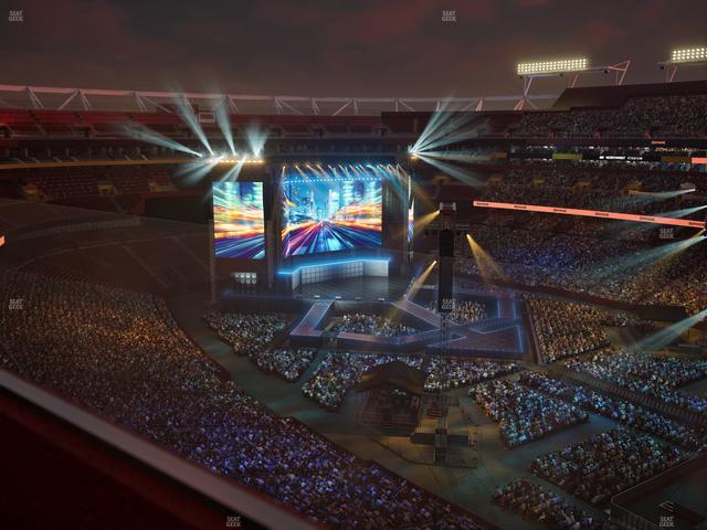 Northwest Stadium - Section 449 Seat View