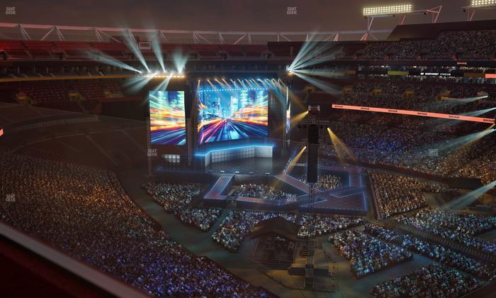 Northwest Stadium - Section 449 Seat View