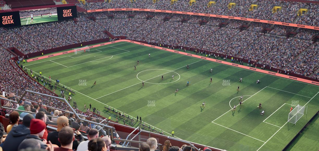 Northwest Stadium - Section 449 Seat View