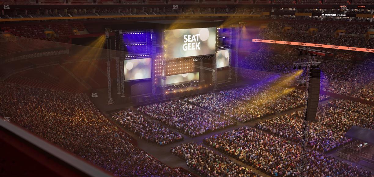 Northwest Stadium - Section 450 Seat View