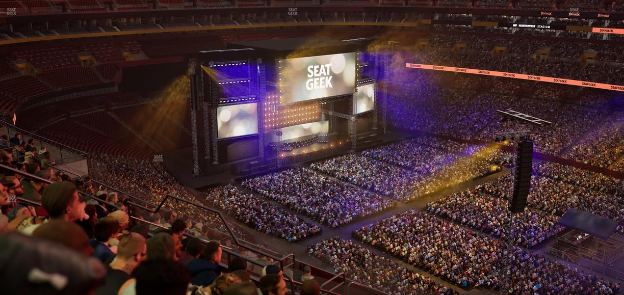 Northwest Stadium - Section 450 Seat View