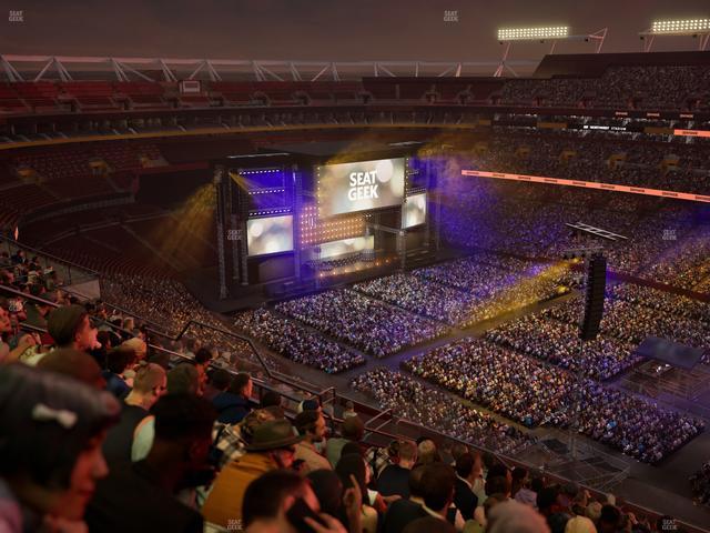 Northwest Stadium - Section 450 Seat View