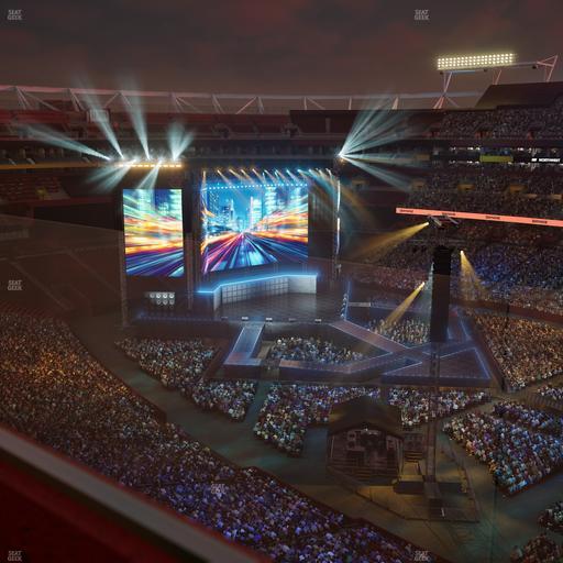 Northwest Stadium - Section 450 Seat View