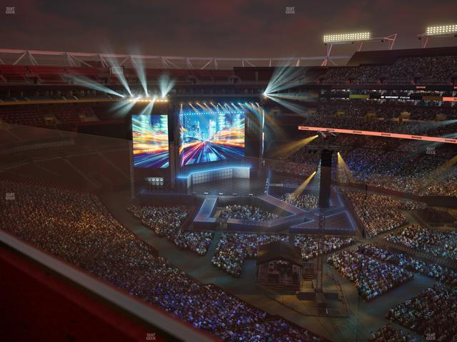 Northwest Stadium - Section 450 Seat View