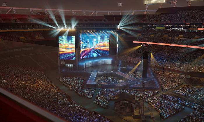 Northwest Stadium - Section 450 Seat View