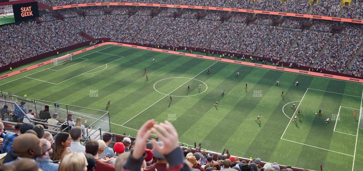 Northwest Stadium - Section 451 Seat View