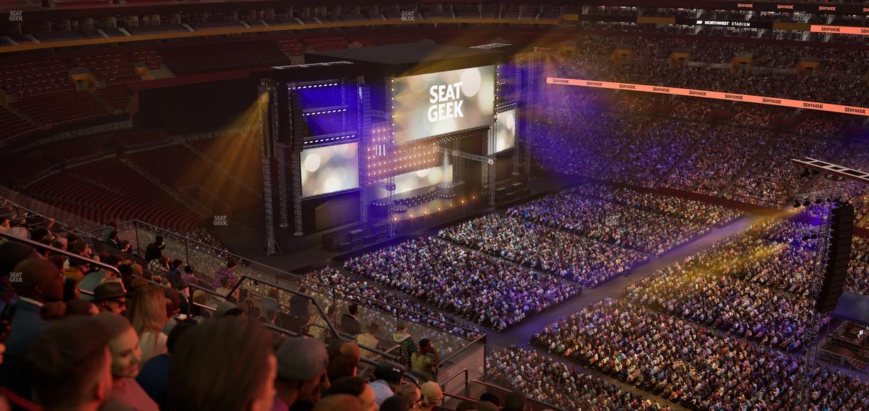 Northwest Stadium - Section 451 Seat View