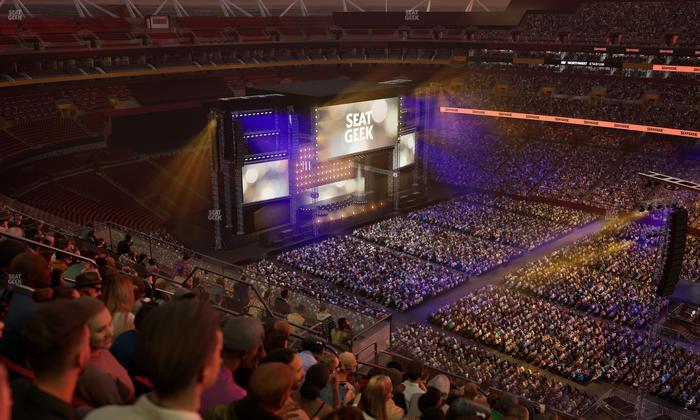 Northwest Stadium - Section 451 Seat View