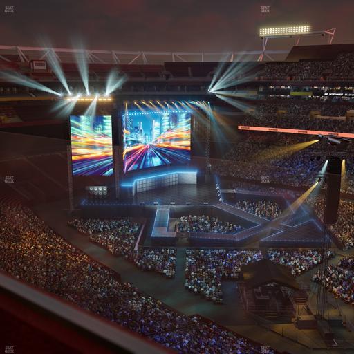 Northwest Stadium - Section 451 Seat View