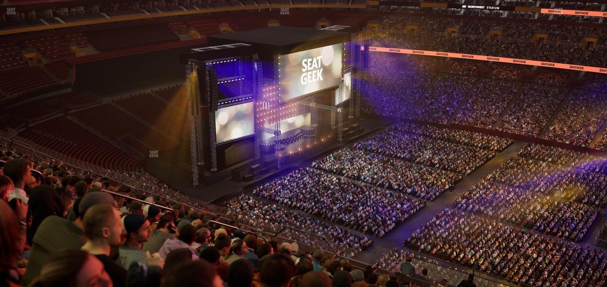 Northwest Stadium - Section 452 Seat View