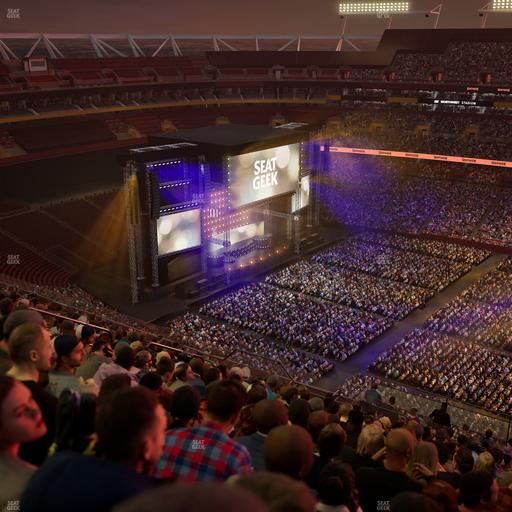 Northwest Stadium - Section 452 Seat View