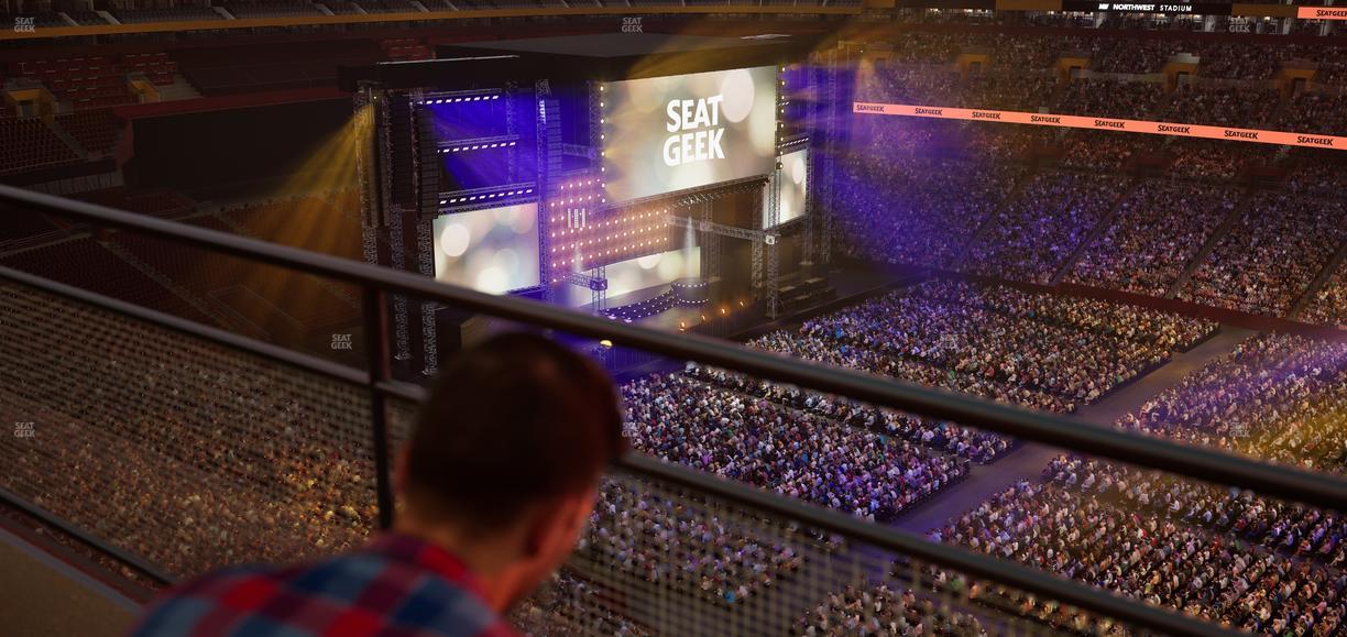 Northwest Stadium - Section 452 Seat View