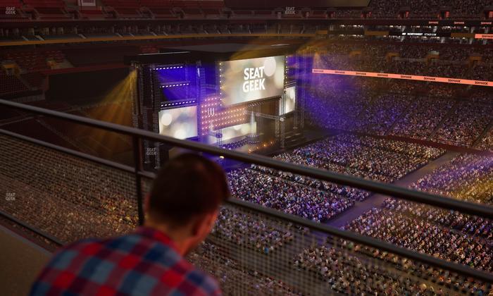 Northwest Stadium - Section 452 Seat View