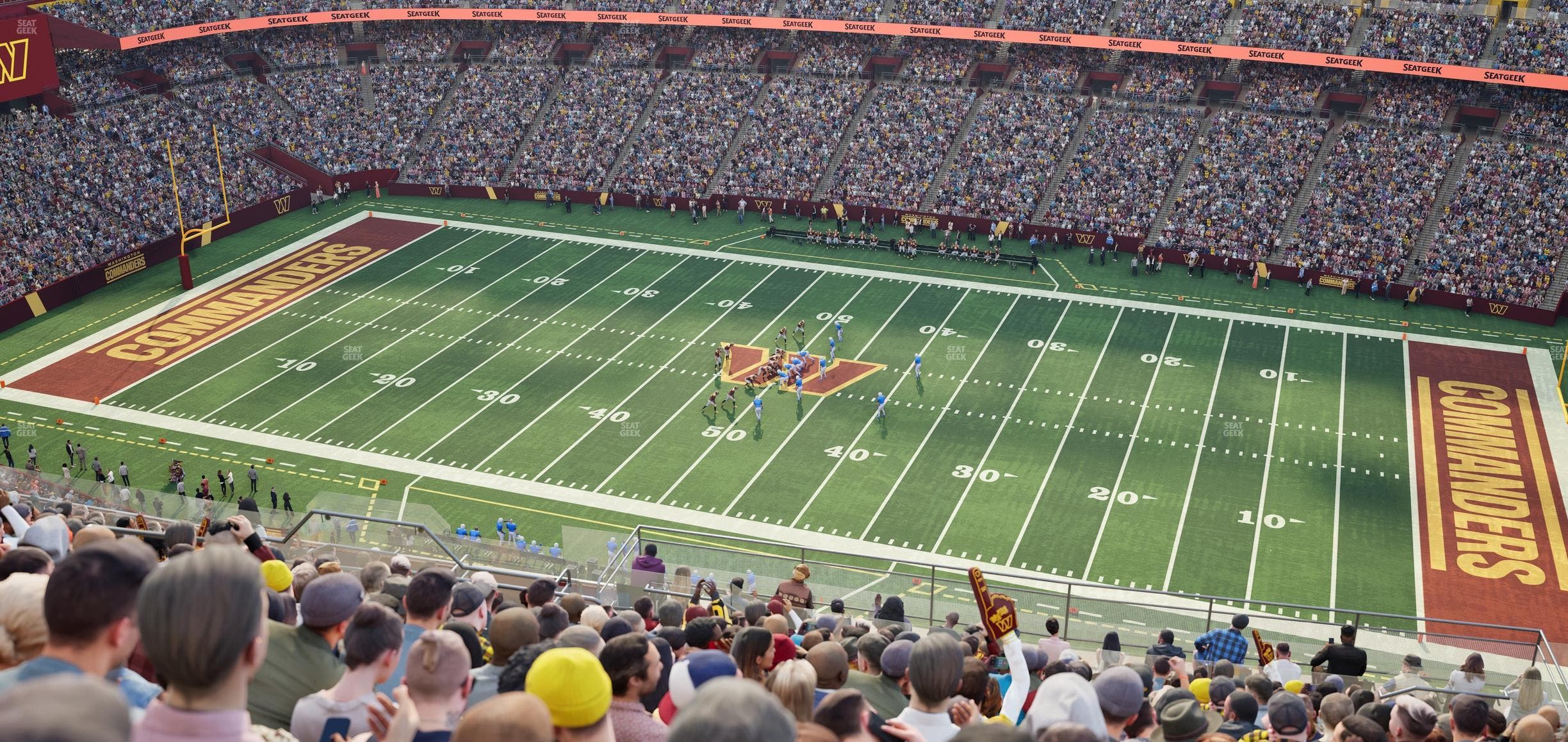 Northwest Stadium - Section 452 Seat View