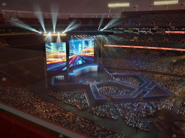 Northwest Stadium - Section 453 Seat View