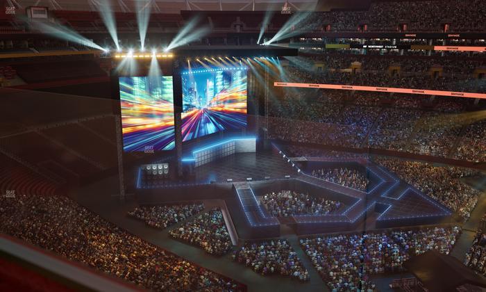 Northwest Stadium - Section 453 Seat View