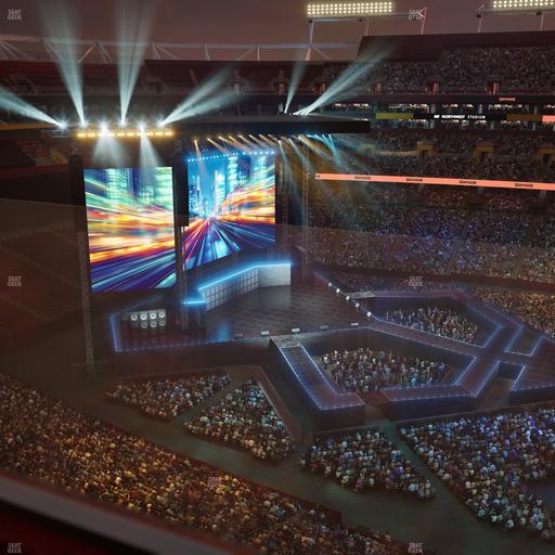 Northwest Stadium - Section 454 Seat View