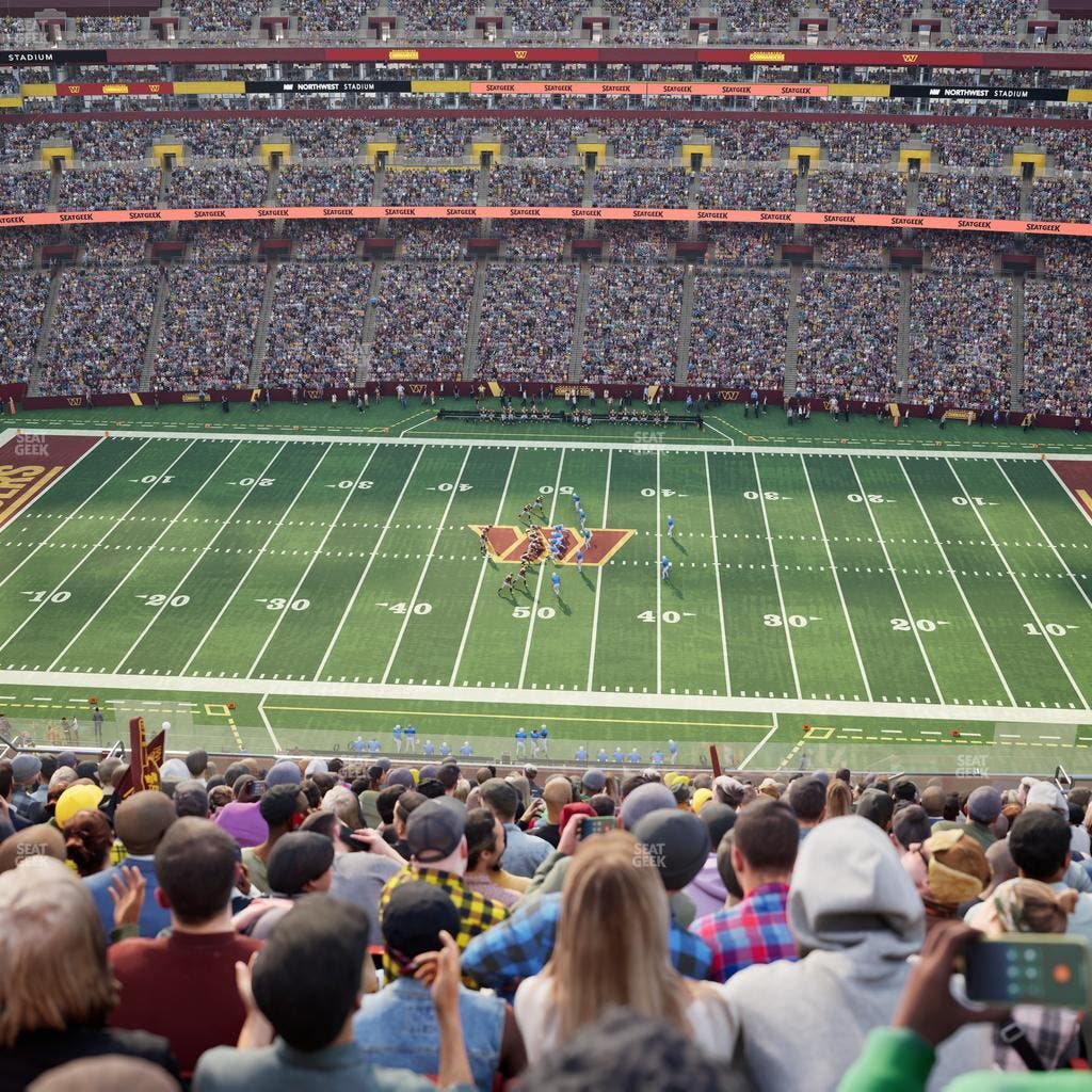 Northwest Stadium - Section 454 Seat View