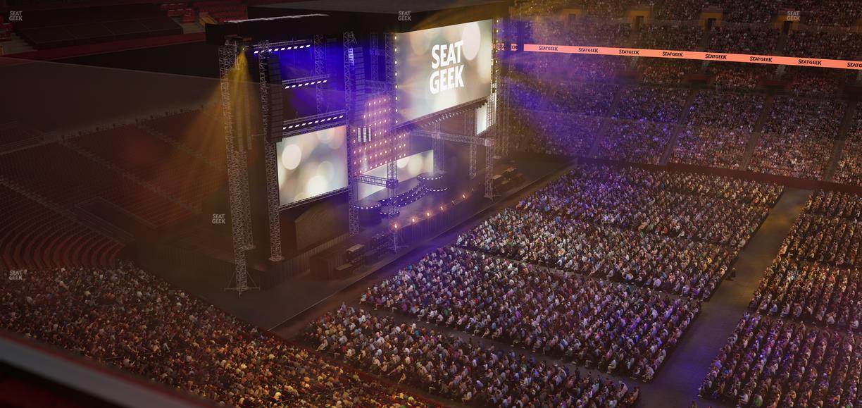 Northwest Stadium - Section 454 Seat View