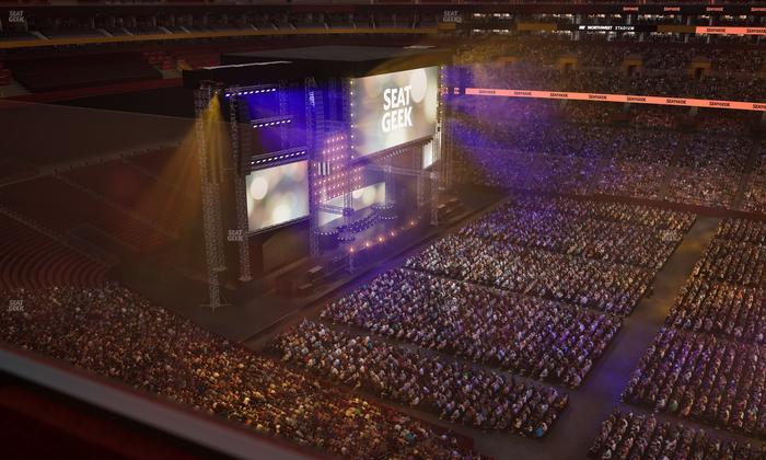 Northwest Stadium - Section 454 Seat View