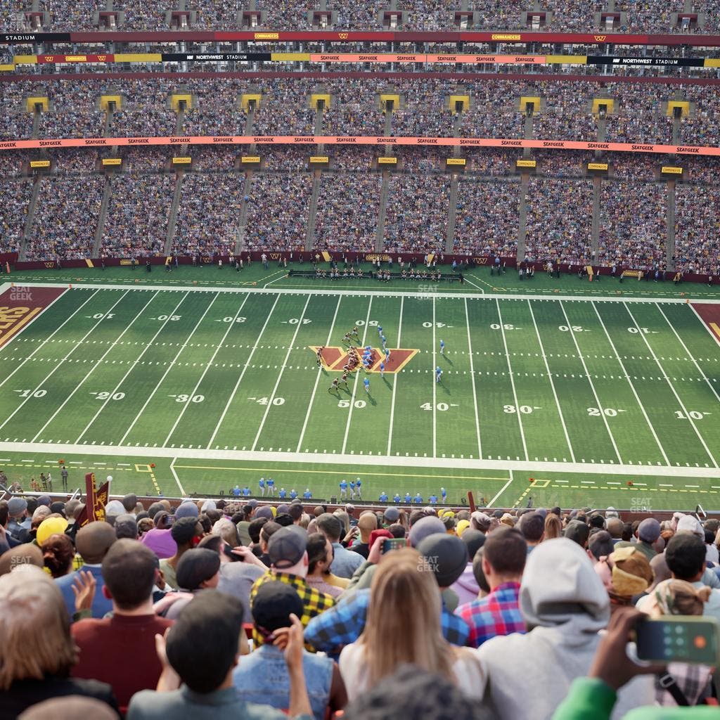 Northwest Stadium - Section 454 Seat View