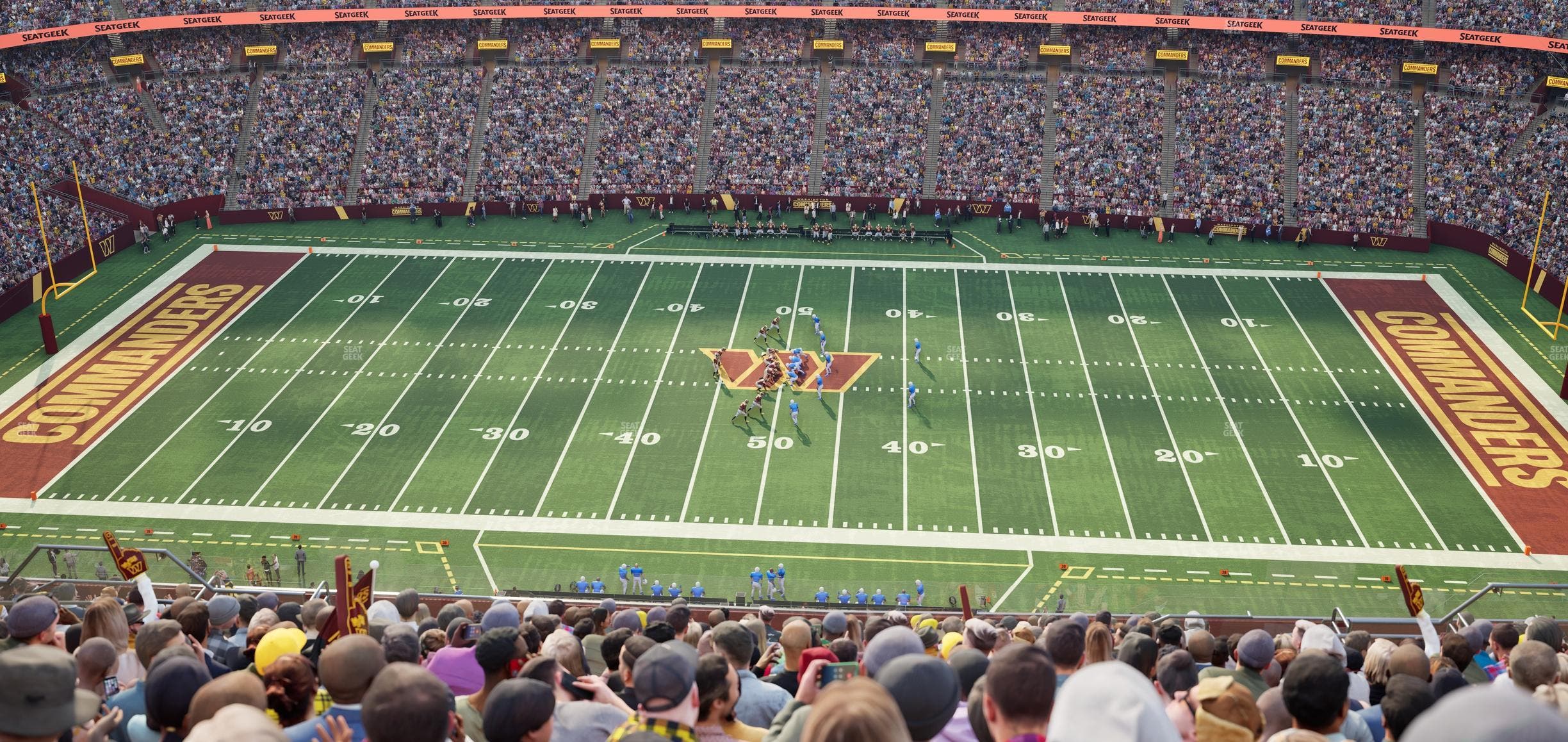 Northwest Stadium - Section 454 Seat View
