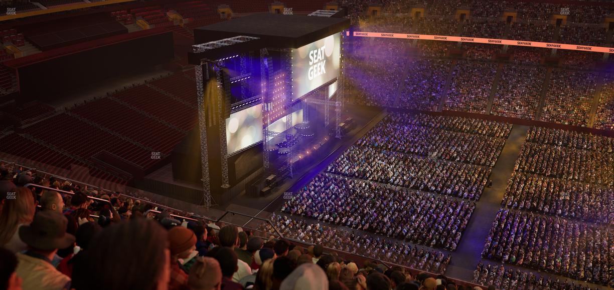 Northwest Stadium - Section 454 Seat View