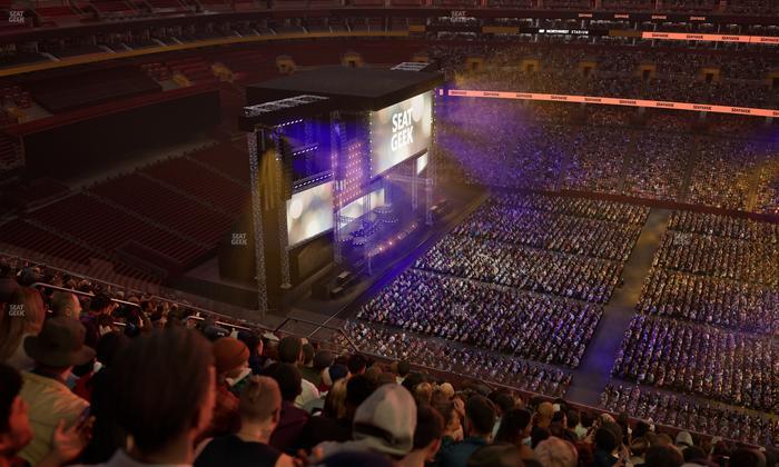 Northwest Stadium - Section 454 Seat View