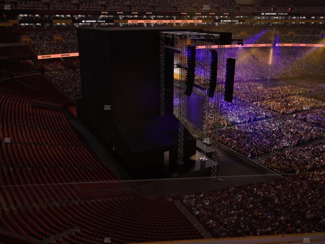 Northwest Stadium - Section Balcony 319 Seat View Northwest Stadium - Section Balcony 319 Seat View