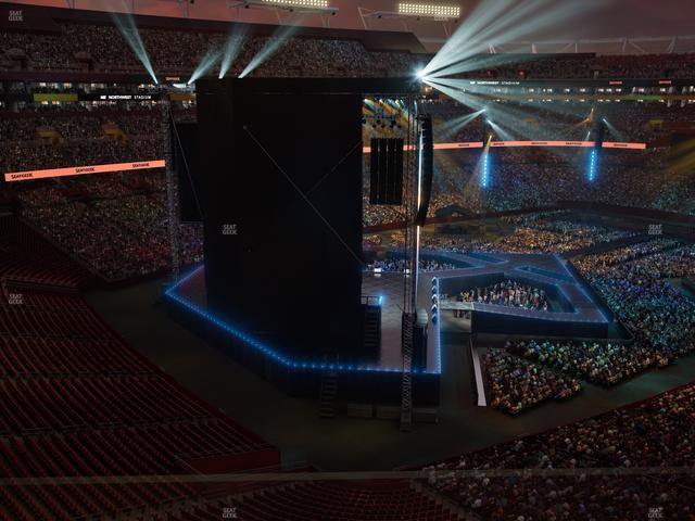 Northwest Stadium - Section Balcony 321 Seat View