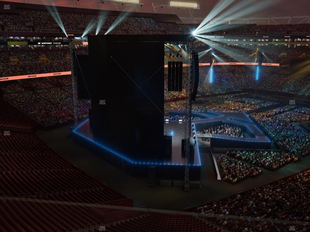 Northwest Stadium - Section Balcony 322 Seat View