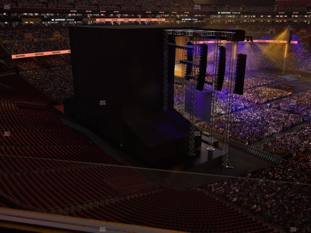 Northwest Stadium - Section Balcony 322 Seat View Northwest Stadium - Section Balcony 322 Seat View