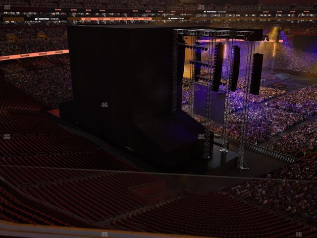 Northwest Stadium - Section Balcony 324 Seat View Northwest Stadium - Section Balcony 324 Seat View